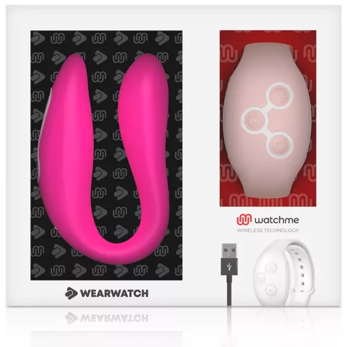 WEARWATCH - dupla technológiás vibrátor fuksziában