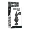 ADDICTED TOYS – prémium anális szexuális dugó 13,6 cm, fekete