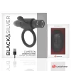 BLACK&SILVER - távirányítós vibráló heregyűrű