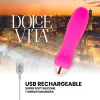DOLCE VITA – újratölthető vibrátor öt színben, 7 sebességgel