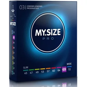 MY SIZE - Prémium 69 mm óvszer 3 db-os kiszerelésben