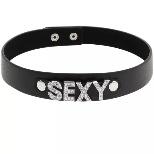 COQUETTE CHIC DESIRE – szexi vegán bőr nyakpánt