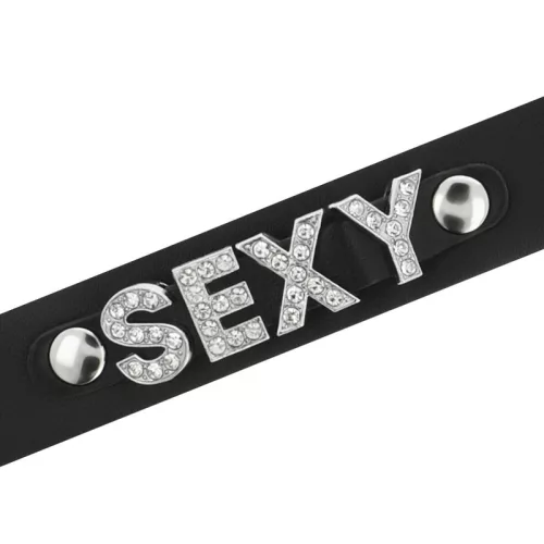COQUETTE CHIC DESIRE – szexi vegán bőr nyakpánt