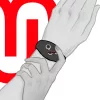 WATCHME - vezeték nélküli technológiájú okosóra fekete-aranyban