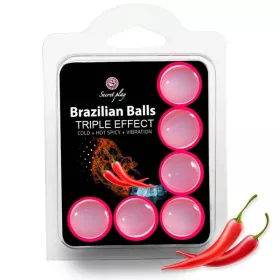SECRETPLAY – 6 pcs Brazilian balls – triple effect