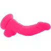 DIVERSIA – rugalmas, vibráló dildó rózsaszín 21,5 cm