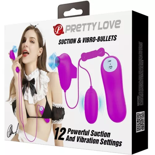 Pretty Love szívó-vibrációs golyószett