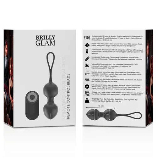 Brilly Glam – vibráló Kegel golyók távirányítóval