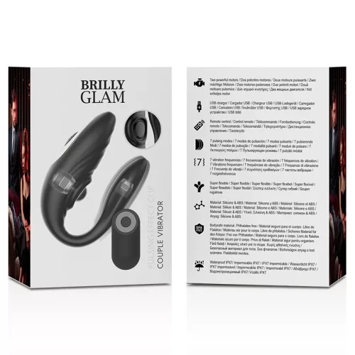Brilly Glam – pulzáló páros vibrátor távirányítóval