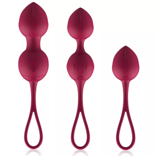 CICI BEAUTY – prémium szilikon 3 vibráló Kegel golyó távirányítóval