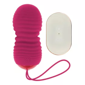   Ohmama Vibrációs tojás Távirányítós, 7 mód, USB töltés Rózsaszín 8x3.4 cm