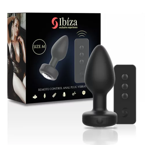 IBIZA – távirányítós análplug M méret
