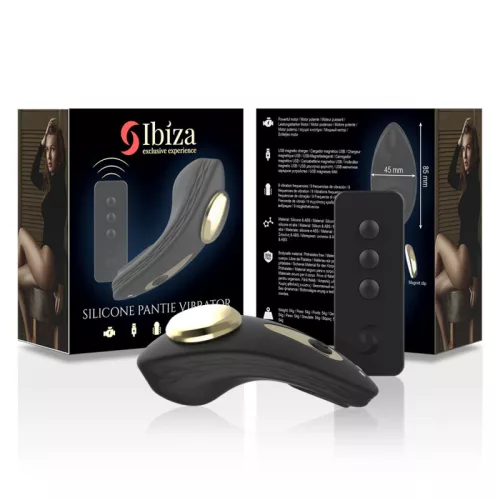 IBIZA – szilikonos bugyi vibrátor távirányítóval