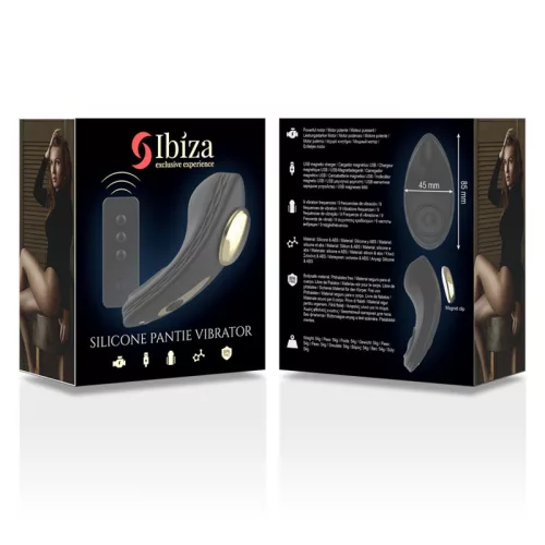 IBIZA – szilikonos bugyi vibrátor távirányítóval