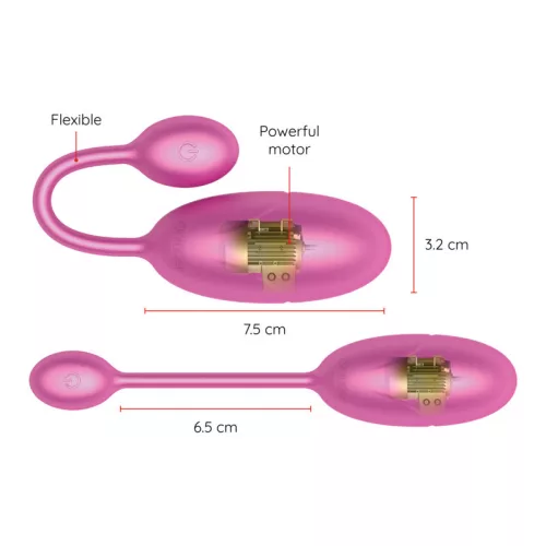 ONINDER – Premium-Vibrations-Ei mit App-Steuerung, 7,5 cm