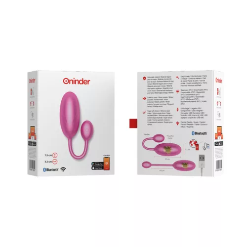 ONINDER – Premium-Vibrations-Ei mit App-Steuerung, 7,5 cm