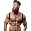 FETISH – férfi ökológiai bőr hátkötöző harness