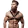 Fetish Submissive – férfi eco-bőr mellheveder