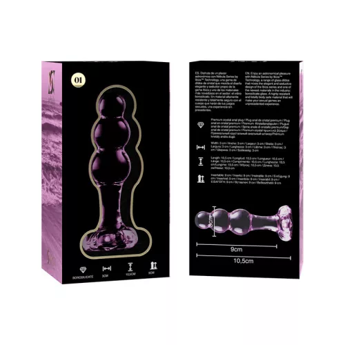 Ibiza Nebula Series – 10,5 cm boroszilikát üveg anál dugó