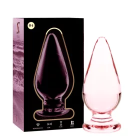   Ibiza Nebula 4 – prémium boroszilikát análplug, 11 cm rózsaszín