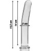 Ibiza Nebula Series – Prémium üveg dildó 14,5 cm hosszú