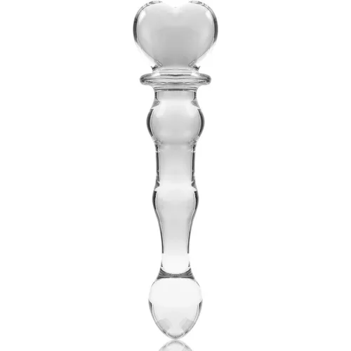 Ibiza Nebula Series - elegáns boroszilikát üveg dildo 20,5 cm