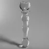 Ibiza Nebula Series - elegáns boroszilikát üveg dildo 20,5 cm