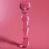 IBIZA Nebula – boroszilikát üveg dildo, 20,5 cm rózsaszín