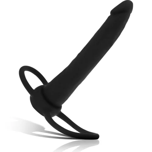 MYTHOLOGY - COBI ONYX – anál dildó heregyűrűvel, 13 cm szilikon