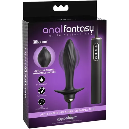 Anal Fantasy Elite - felfújható anális dugó és vibrátor