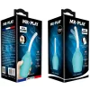 MR PLAY – vízálló anális gyöngy kék gumi zuhanyhoz