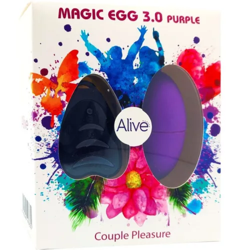 ALIVE – varázstojás 3.0 távirányítós vibrátor lila
