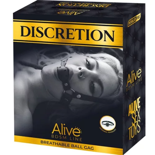 ALIVE – diszkrét lélegző szájkosár, piros színben