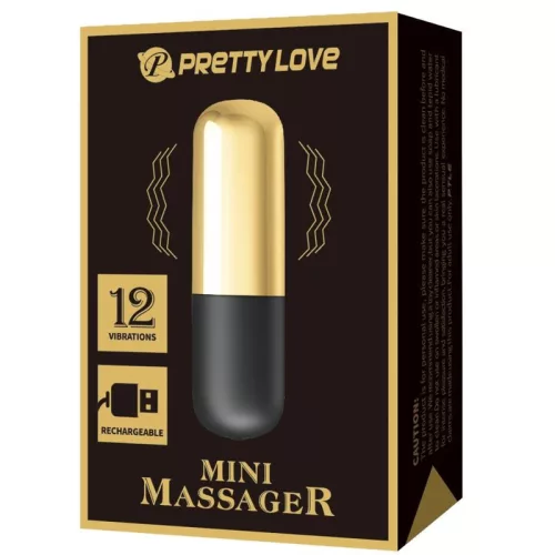 Pretty Love Golden Rechargeable Bullet vibrátor