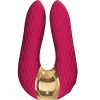 Shunga Aiko kétmotoros csiklóizgató - fukszia, 10 vibrációs mód