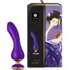 Shunga Sanya vibrátor rugalmas szárral - lila, 10 vibrációs mód