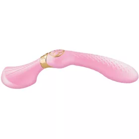   Shunga Zoa kettős stimulációjú vibrátor - rózsaszín, 10 vibrációs mód