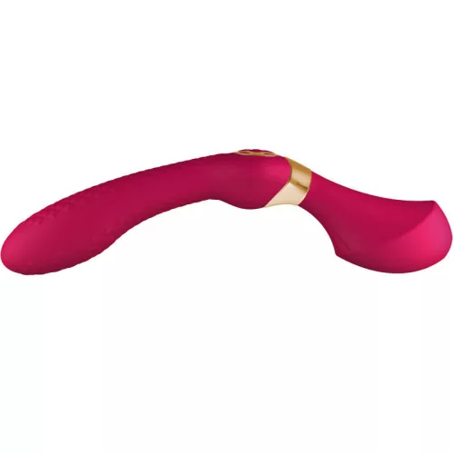 Shunga Zoa kettős stimulációjú vibrátor - fukszia, 10 vibrációs mód