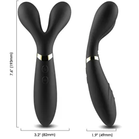   ARMONY Y-WAND – dupla fejű masszírozó és vibrátor, fekete