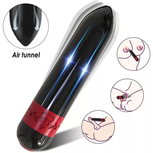 ARMONY Rocket – prémium fekete vibrátor golyó
