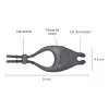 ONINDER Pampa – verstellbarer vibrierender Ring mit Klitorisstimulator