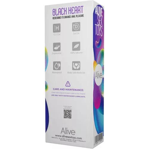 ALIVE – fekete szív analóg stimulátor