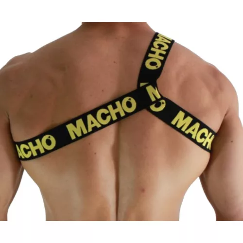 MACHO - stílusos román hám, sárga L/XL méret