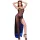 CHILIROSE – fekete hosszú babydoll és tanga szett