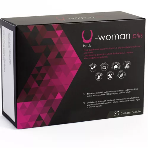 500 COSMETICS - U-WOMAN – Kapseln zur Steigerung der weiblichen Libido, 30 Stück