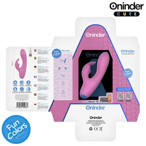 ONINDER CUTE – G-pontos és csikló vibrátor, világméretű app