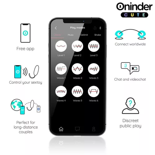 ONINDER CUTE – érzéki vibráló tojás távirányítóval