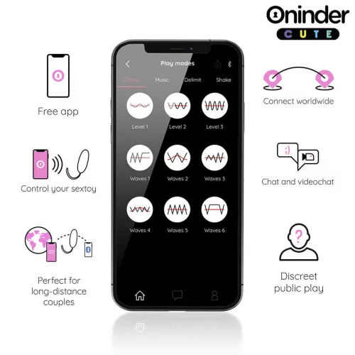 ONINDER CUTE – 360° forgó vibráló tojás prémium szilikonból
