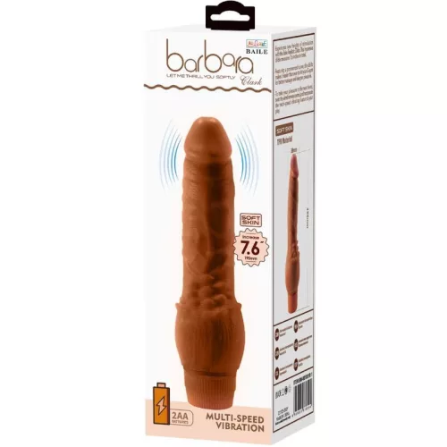 BAILE - Barbara Realista vibrátor 19,5 cm – érzékiség a maximumban