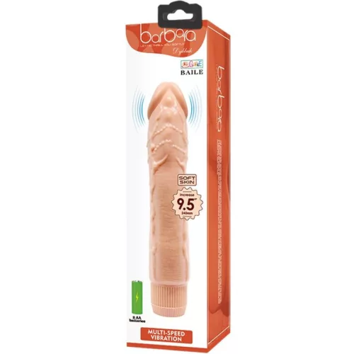 BAILE - 24 cm realisztikus vibrátor bőrhatású kivitelben
